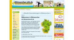 Desktop Screenshot of dithmarschen-info.de